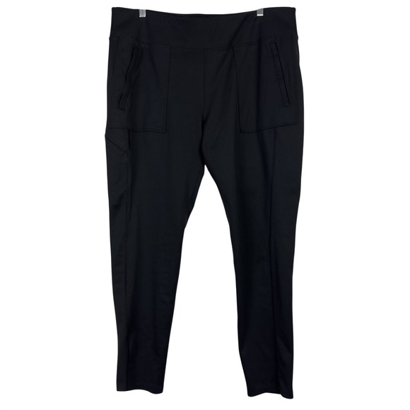 Ridgecut Toughwear Pants - Ridgecut Toughwear Pants Women XL Black Utility Work Stretch Zip Mid Rise Skinny